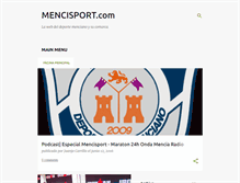 Tablet Screenshot of mencisport.blogspot.com