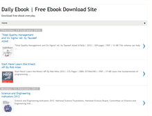 Tablet Screenshot of freedailyebook.blogspot.com