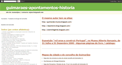 Desktop Screenshot of guimaraes-apontamentos-historia.blogspot.com