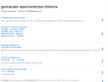Tablet Screenshot of guimaraes-apontamentos-historia.blogspot.com