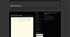Desktop Screenshot of freewebtool4u.blogspot.com