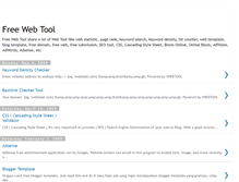 Tablet Screenshot of freewebtool4u.blogspot.com