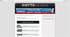 Desktop Screenshot of manualesytutorialesgratis.blogspot.com