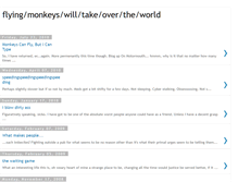 Tablet Screenshot of flying-monkeys.blogspot.com