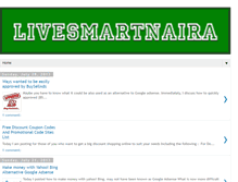 Tablet Screenshot of livesmartnaira.blogspot.com