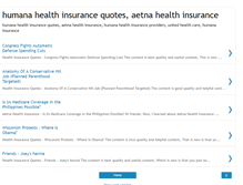 Tablet Screenshot of humanahealthinsurancequotes.blogspot.com