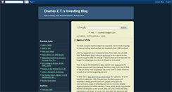 Desktop Screenshot of charleszt.blogspot.com