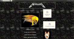 Desktop Screenshot of metallica07.blogspot.com