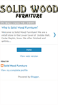 Mobile Screenshot of crsolidwoodfurniture.blogspot.com