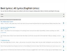 Tablet Screenshot of doctoroflyrics.blogspot.com