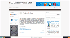 Desktop Screenshot of ankitaseoguide.blogspot.com