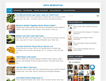 Tablet Screenshot of infokesehatan5.blogspot.com