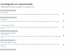 Tablet Screenshot of investigacomunicacion.blogspot.com