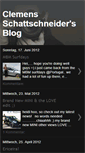 Mobile Screenshot of clemens-schattschneider.blogspot.com