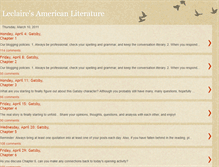 Tablet Screenshot of leclaireamericanlit1011.blogspot.com