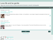Tablet Screenshot of lovelifeandbegentle.blogspot.com