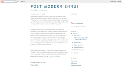 Desktop Screenshot of postmodernennui.blogspot.com