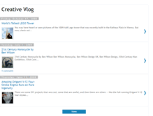Tablet Screenshot of creativevlog.blogspot.com