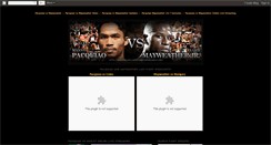 Desktop Screenshot of pacquiao-vs-mayweather.blogspot.com