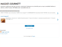 Tablet Screenshot of maggiesgourmett.blogspot.com