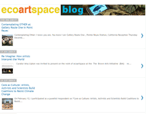 Tablet Screenshot of ecoartspace.blogspot.com