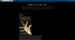 Desktop Screenshot of marksoftime.blogspot.com