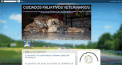 Desktop Screenshot of cuidadospaliativosveterinarios.blogspot.com