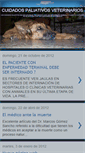 Mobile Screenshot of cuidadospaliativosveterinarios.blogspot.com