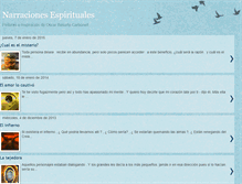 Tablet Screenshot of narraciones-espirituales.blogspot.com