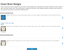 Tablet Screenshot of intactbraindesigns.blogspot.com