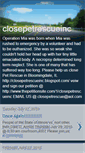 Mobile Screenshot of closepetrescueinc.blogspot.com