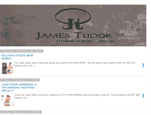 Tablet Screenshot of jamestudorunderwear.blogspot.com