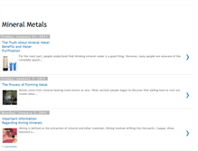 Tablet Screenshot of mineralmetals.blogspot.com