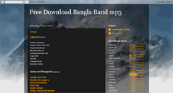 Desktop Screenshot of banglabandmp3.blogspot.com