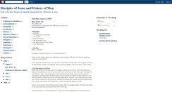 Desktop Screenshot of disciplesandfishers.blogspot.com