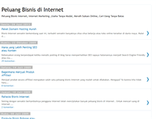 Tablet Screenshot of peluangbisnisdiinternet.blogspot.com