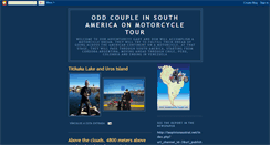 Desktop Screenshot of oddcoupleinsouthamerica.blogspot.com