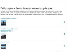 Tablet Screenshot of oddcoupleinsouthamerica.blogspot.com