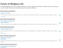 Tablet Screenshot of futureofreligiouslife.blogspot.com