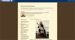 Desktop Screenshot of dulcimerfandango.blogspot.com