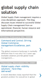 Mobile Screenshot of globalsupplychainsolution.blogspot.com