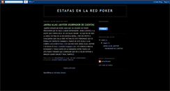 Desktop Screenshot of estafasenlaredpoker.blogspot.com