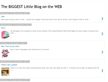 Tablet Screenshot of biggestlittleblogontheweb.blogspot.com