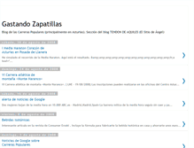 Tablet Screenshot of gastandozapatillas.blogspot.com