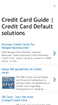 Mobile Screenshot of creditcard-infoguide.blogspot.com