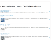 Tablet Screenshot of creditcard-infoguide.blogspot.com