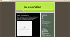 Desktop Screenshot of losjaverim.blogspot.com