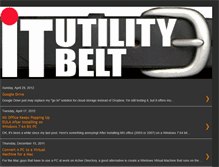 Tablet Screenshot of itutilitybelt.blogspot.com