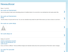 Tablet Screenshot of newaudiocar.blogspot.com