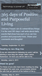 Mobile Screenshot of 365daysofpositiveliving.blogspot.com